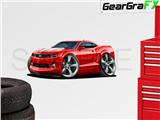 Camaro 2010  36 inch Red Wall Skin