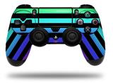 WraptorSkinz Skin compatible with Sony PS4 Dualshock Controller PlayStation 4 Original Slim and Pro Stripes Rainbow (CONTROLLER NOT INCLUDED)