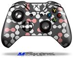 Decal Skin Wrap fits Microsoft XBOX One Wireless Controller Locknodes 04 Pink
