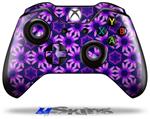 Decal Skin Wrap fits Microsoft XBOX One Wireless Controller Daisies Purple