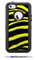 Zebra Yellow - Decal Style Vinyl Skin fits Otterbox Defender iPhone 5C Case (CASE SOLD SEPARATELY)