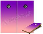Cornhole Game Board Vinyl Skin Wrap Kit - Smooth Fades Pink Purple fits 24x48 game boards (GAMEBOARDS NOT INCLUDED)