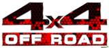 HEX Red - 4x4 Decal Bolted 13x5.5 (2 Decal Set)