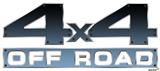Smooth Fades Blue Dust Black - 4x4 Decal Bolted 13x5.5 (2 Decal Set)