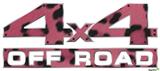 Leopard Skin Pink - 4x4 Decal Bolted 13x5.5 (2 Decal Set)
