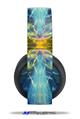 Vinyl Decal Skin Wrap compatible with Original Sony PlayStation 4 Gold Wireless Headphones Drewski (PS4 HEADPHONES  NOT INCLUDED)