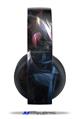 Vinyl Decal Skin Wrap compatible with Original Sony PlayStation 4 Gold Wireless Headphones Darkness Stirs (PS4 HEADPHONES  NOT INCLUDED)
