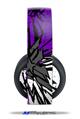 Vinyl Decal Skin Wrap compatible with Original Sony PlayStation 4 Gold Wireless Headphones Baja 0040 Purple (PS4 HEADPHONES  NOT INCLUDED)