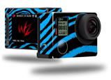 Zebra Blue - Decal Style Skin fits GoPro Hero 4 Silver Camera (GOPRO SOLD SEPARATELY)