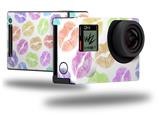 Rainbow Lips White - Decal Style Skin fits GoPro Hero 4 Black Camera (GOPRO SOLD SEPARATELY)
