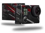 Baja 0014 Red Dark - Decal Style Skin fits GoPro Hero 4 Black Camera (GOPRO SOLD SEPARATELY)