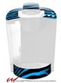 Decal Style Vinyl Skin compatible with Keurig K40 Elite Coffee Makers Zebra Blue (KEURIG NOT INCLUDED)
