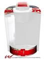 Decal Style Vinyl Skin compatible with Keurig K40 Elite Coffee Makers Painted Faded and Cracked Union Jack British Flag (KEURIG NOT INCLUDED)