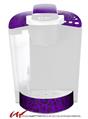 Decal Style Vinyl Skin compatible with Keurig K40 Elite Coffee Makers Folder Doodles Purple (KEURIG NOT INCLUDED)