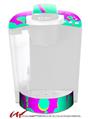Decal Style Vinyl Skin compatible with Keurig K40 Elite Coffee Makers Drip Teal Pink Yellow (KEURIG NOT INCLUDED)