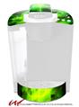 Decal Style Vinyl Skin compatible with Keurig K40 Elite Coffee Makers Cubic Shards Green (KEURIG NOT INCLUDED)
