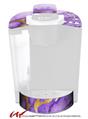 Decal Style Vinyl Skin compatible with Keurig K40 Elite Coffee Makers Purple and Gold Gilded Marble (KEURIG NOT INCLUDED)