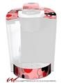 Decal Style Vinyl Skin compatible with Keurig K40 Elite Coffee Makers Lots of Dots Red on Pink (KEURIG NOT INCLUDED)