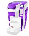 Decal Style Vinyl Skin compatible with Keurig K10 / K15 Mini Plus Coffee Makers Deathrock Bats Purple (KEURIG NOT INCLUDED)