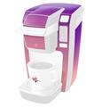 Decal Style Vinyl Skin compatible with Keurig K10 / K15 Mini Plus Coffee Makers Smooth Fades Pink Purple (KEURIG NOT INCLUDED)
