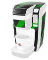 Decal Style Vinyl Skin compatible with Keurig K10 / K15 Mini Plus Coffee Makers Jagged Camo Green (KEURIG NOT INCLUDED)