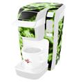 Decal Style Vinyl Skin compatible with Keurig K10 / K15 Mini Plus Coffee Makers Electrify Green (KEURIG NOT INCLUDED)
