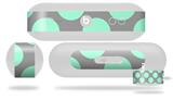 Decal Style Wrap Skin fits Beats Pill Plus Kearas Polka Dots Mint And Gray (BEATS PILL NOT INCLUDED)
