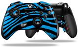 Zebra Blue - Decal Style Skin fits Microsoft XBOX One ELITE Wireless Controller