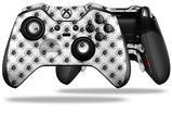 Kearas Daisies Black on White - Decal Style Skin fits Microsoft XBOX One ELITE Wireless Controller