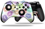 Rainbow Lips White - Decal Style Skin fits Microsoft XBOX One ELITE Wireless Controller