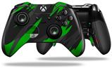Jagged Camo Green - Decal Style Skin fits Microsoft XBOX One ELITE Wireless Controller