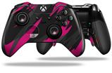 Jagged Camo Hot Pink - Decal Style Skin fits Microsoft XBOX One ELITE Wireless Controller