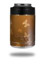 Skin Decal Wrap for Yeti Colster, Ozark Trail and RTIC Can Coolers - Bokeh Butterflies Orange (COOLER NOT INCLUDED)