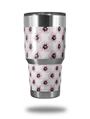 Skin Decal Wrap for Yeti Tumbler Rambler 30 oz Kearas Daisies Diffuse Glow Pink (TUMBLER NOT INCLUDED)