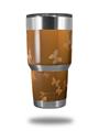 Skin Decal Wrap for Yeti Tumbler Rambler 30 oz Bokeh Butterflies Orange (TUMBLER NOT INCLUDED)