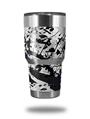 Skin Decal Wrap for Yeti Tumbler Rambler 30 oz Baja 0018 Blue Navy (TUMBLER NOT INCLUDED)