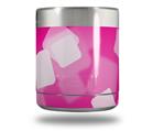 Skin Decal Wrap for Yeti Rambler Lowball - Bokeh Squared Hot Pink