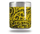Skin Decal Wrap for Yeti Rambler Lowball - Folder Doodles Yellow