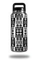 WraptorSkinz Skin Decal Wrap for Yeti Rambler Bottle 36oz Skull And Crossbones Pattern Bw  (YETI NOT INCLUDED)