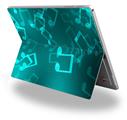 Bokeh Music Neon Teal - Decal Style Vinyl Skin (fits Microsoft Surface Pro 4)