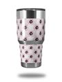 WraptorSkinz Skin Wrap compatible with RTIC 30oz ORIGINAL 2017 AND OLDER Tumblers Kearas Daisies Diffuse Glow Pink (TUMBLER NOT INCLUDED)