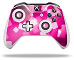 WraptorSkinz Decal Skin Wrap Set works with 2016 and newer XBOX One S / X Controller Bokeh Squared Hot Pink (CONTROLLER NOT INCLUDED)