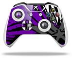 WraptorSkinz Decal Skin Wrap Set works with 2016 and newer XBOX One S / X Controller Baja 0040 Purple (CONTROLLER NOT INCLUDED)