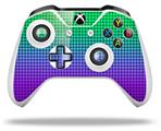 WraptorSkinz Decal Skin Wrap Set works with 2016 and newer XBOX One S / X Controller Faded Dots Purple Green (CONTROLLER NOT INCLUDED)