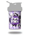 Decal Style Skin Wrap works with Blender Bottle 22oz ProStak Cartoon Skull Purple (BOTTLE NOT INCLUDED)