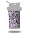 Decal Style Skin Wrap works with Blender Bottle 22oz ProStak Folder Doodles Lavender (BOTTLE NOT INCLUDED)