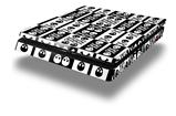 Vinyl Decal Skin Wrap compatible with Sony PlayStation 4 Slim Console Skull And Crossbones Pattern Bw (PS4 NOT INCLUDED)