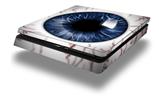Vinyl Decal Skin Wrap compatible with Sony PlayStation 4 Slim Console Eyeball Blue Dark (PS4 NOT INCLUDED)