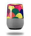 Decal Style Skin Wrap for Google Home Original - Brushed Cirlces Multi Dark (GOOGLE HOME NOT INCLUDED)