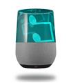 Decal Style Skin Wrap for Google Home Original - Bokeh Music Neon Teal (GOOGLE HOME NOT INCLUDED)